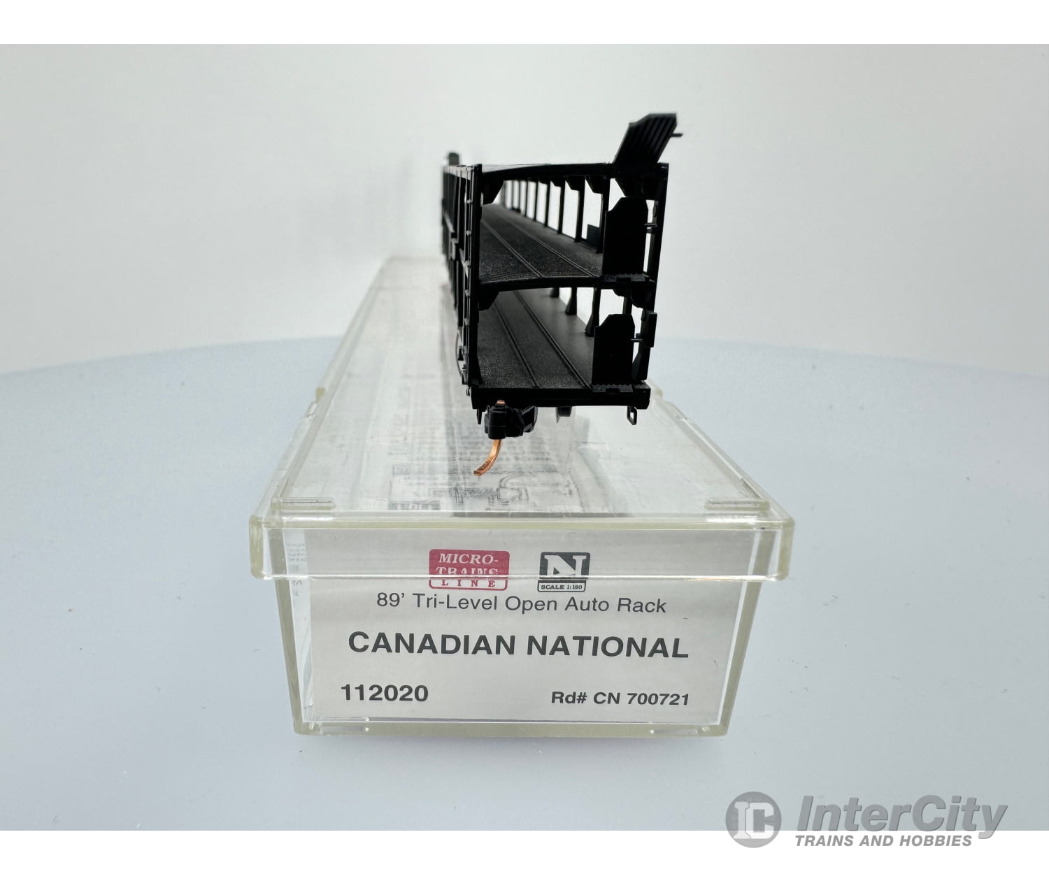 Micro Trains 112020 N 89’ Tri-Level Open Auto Rack Canadian National (Cn) Cn 700721 Freight Cars