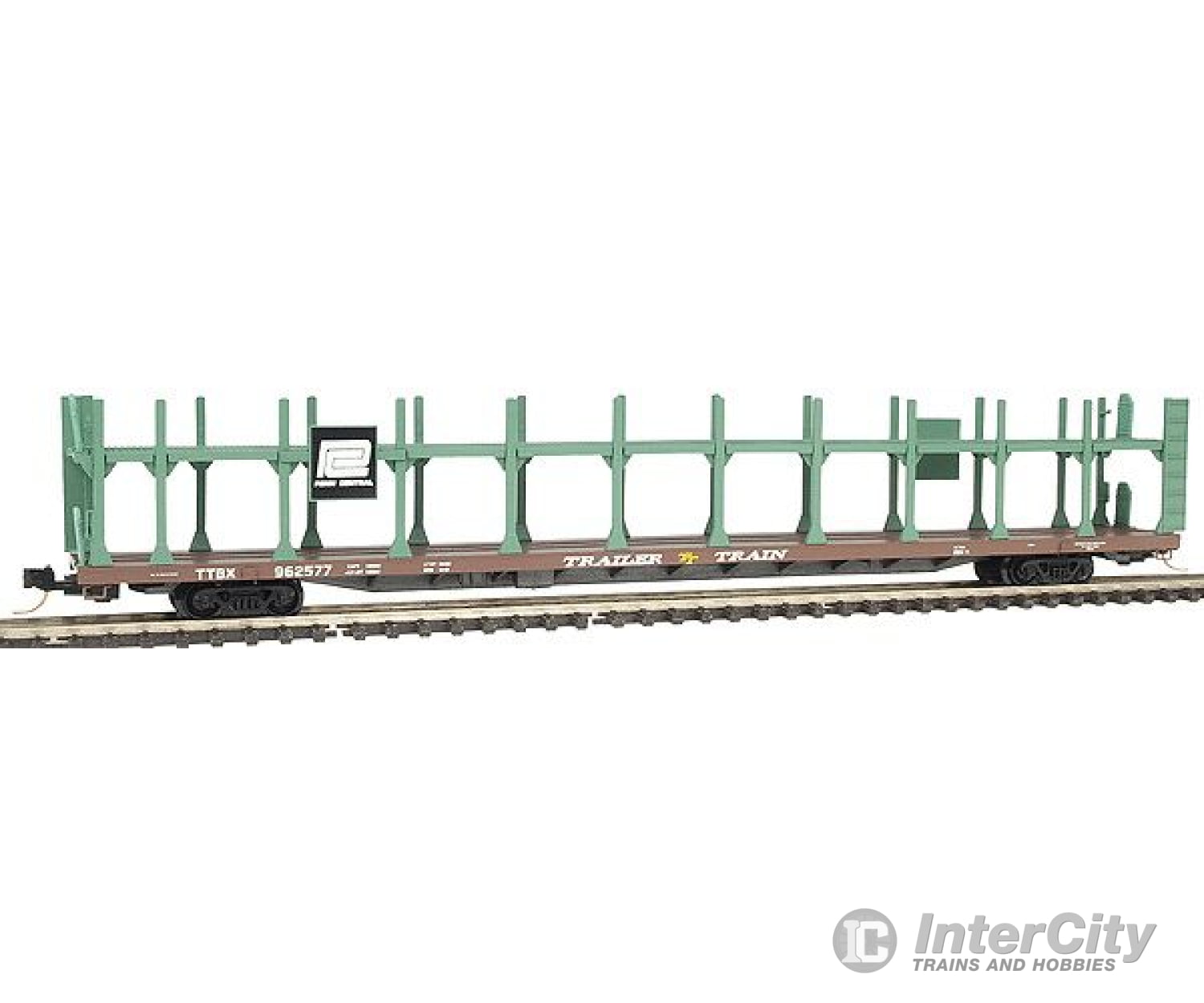 Micro Trains 112520 Micro-Trains N Scale Penn Central R.r. 89 Bi-Level Open Auto Rack Car Freight