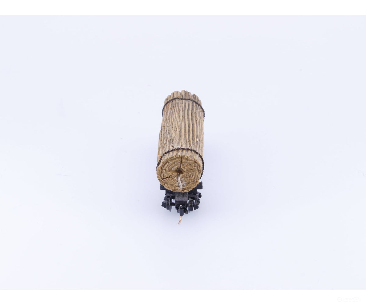 Micro Trains 113030 N 40’ Skeleton Log Car w/ Large Log #2 Unlettered 113030 - Freight Cars