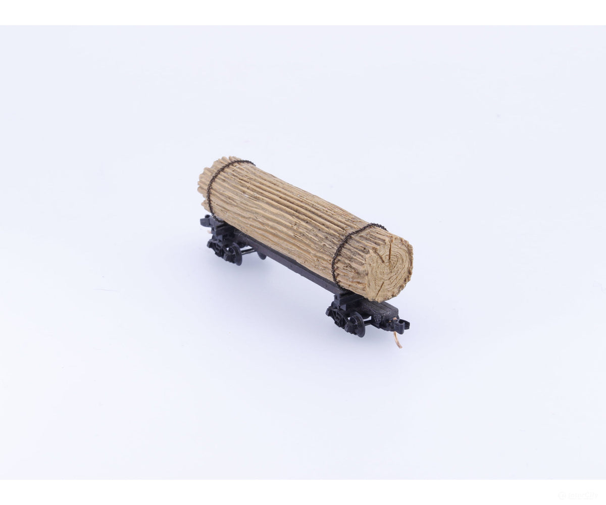 Micro Trains 113030 N 40’ Skeleton Log Car w/ Large Log #2 Unlettered 113030 - Freight Cars