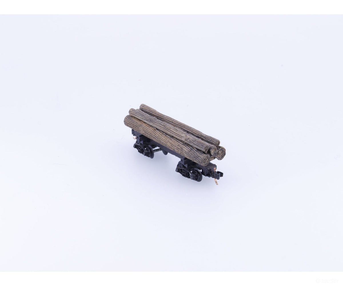 Micro Trains 113510 N 30’ Skeleton Log Car w/ Logs #3 Unlettered 113510 - Freight Cars