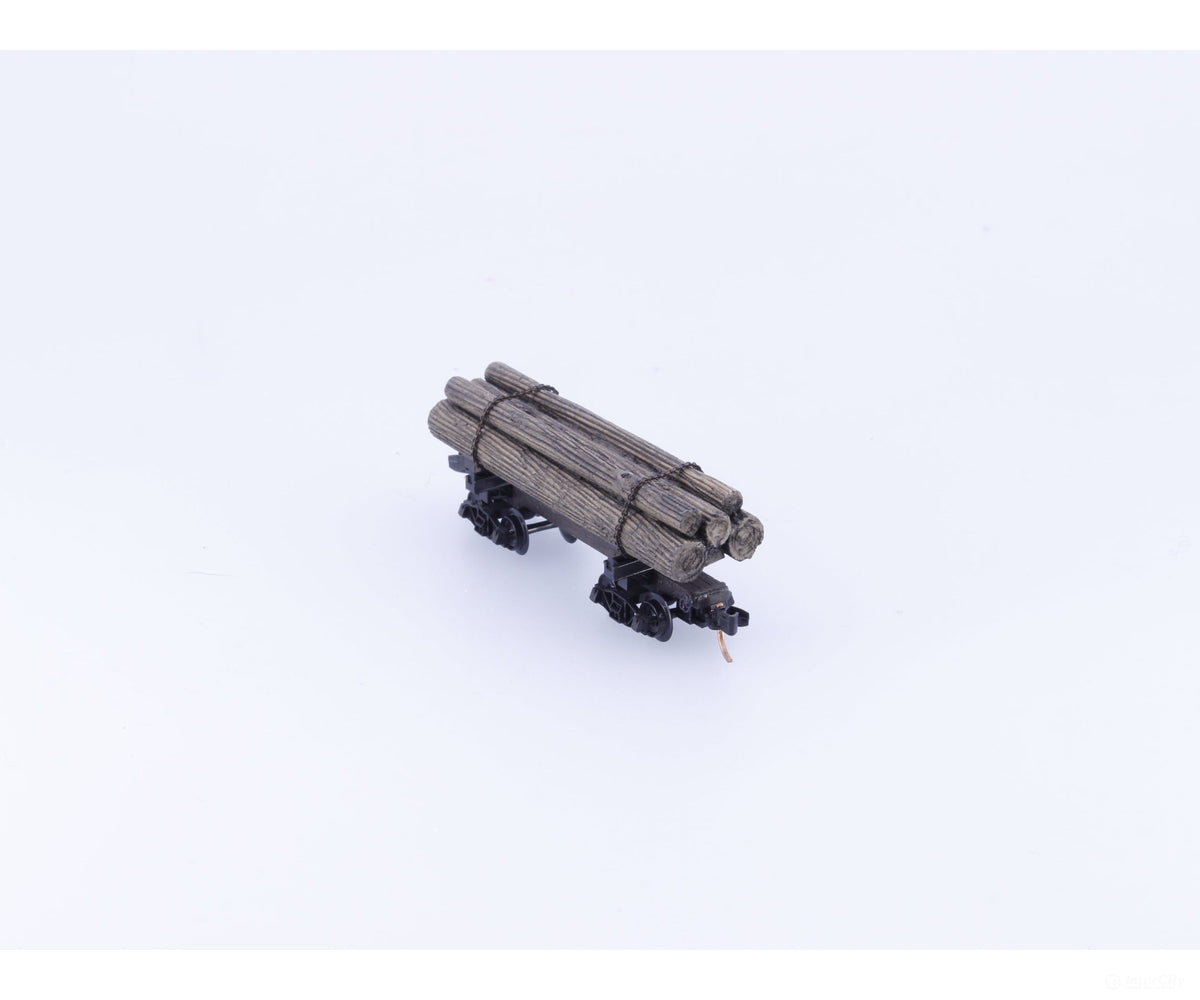 Micro Trains 113510 N 30’ Skeleton Log Car w/ Logs #5 Unlettered 113510 - Freight Cars