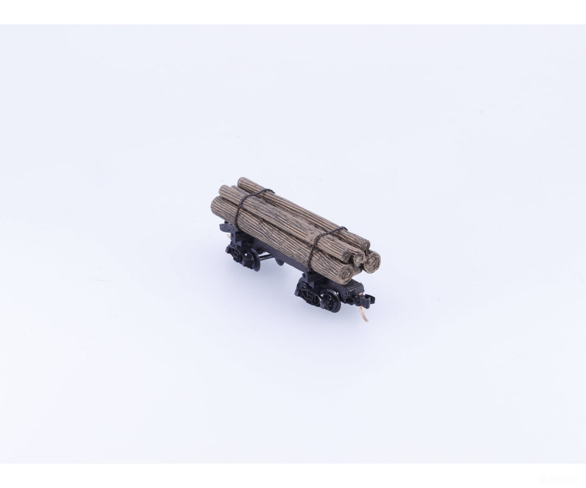 Micro Trains 113510 N 30’ Skeleton Log Car w/ Logs #7 Unlettered 113510 - Freight Cars