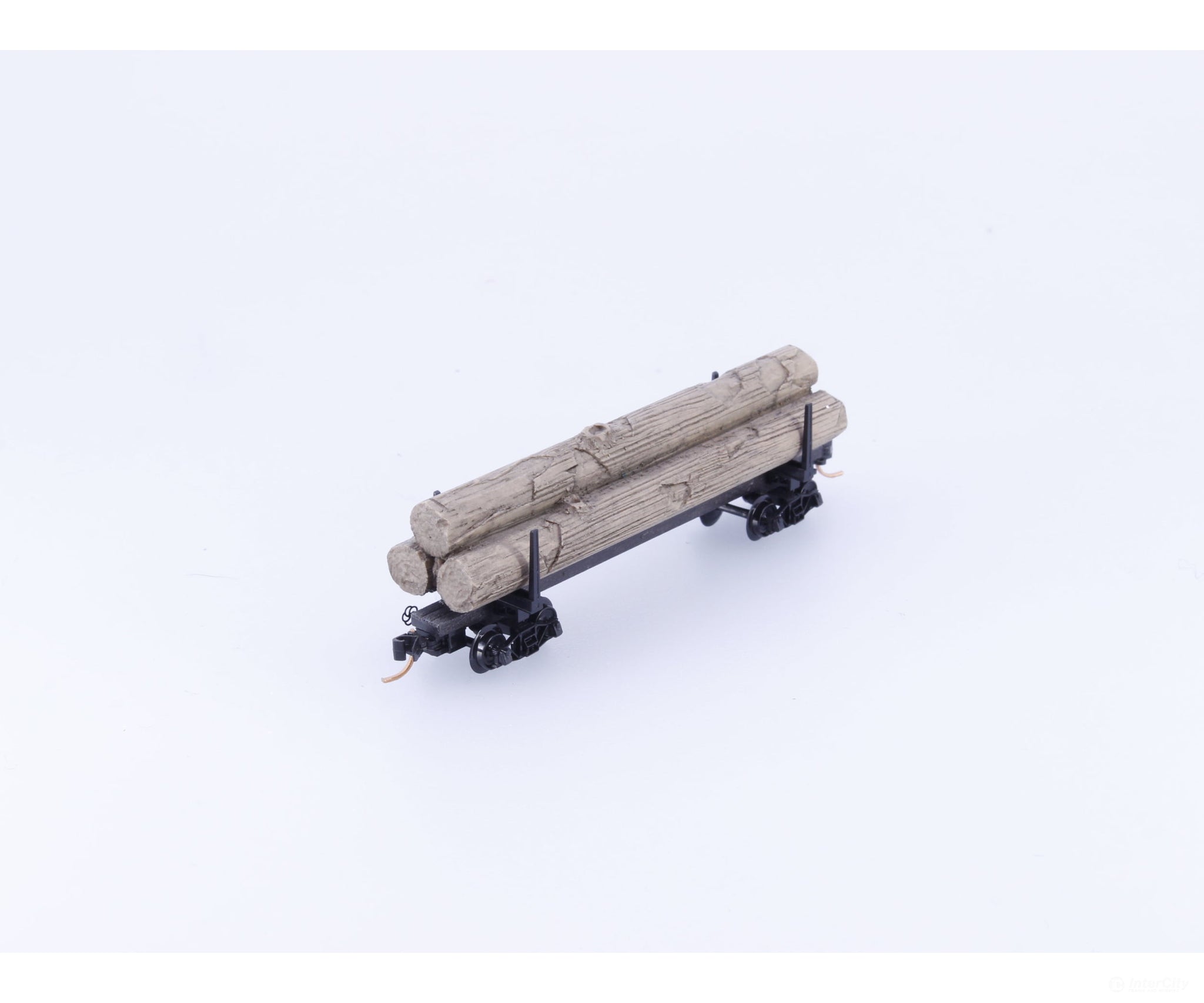 Micro Trains 11400050 N 40’ Skeleton Log Car w/ Log Load #1 Unlettered 114 00 050 - Freight Cars