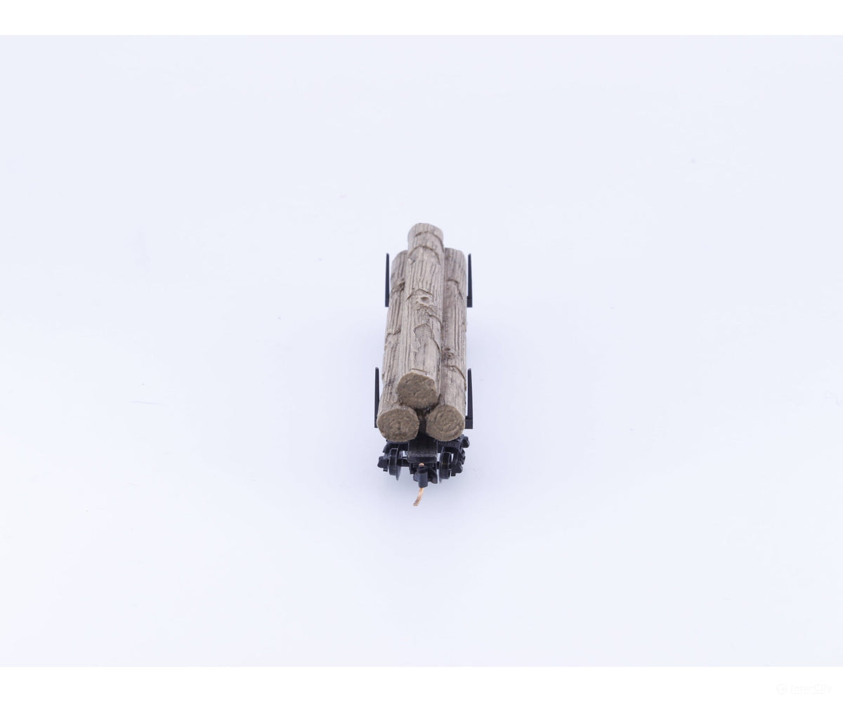 Micro Trains 11400050 N 40’ Skeleton Log Car w/ Log Load #3 Unlettered 114 00 050 - Freight Cars