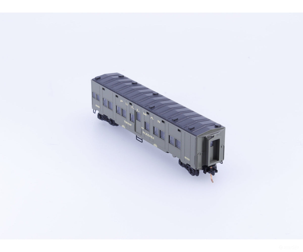 Micro Trains 116010.1 N 50’ Troop Sleeper Car US Office of Defence #2 9010 - Freight Cars