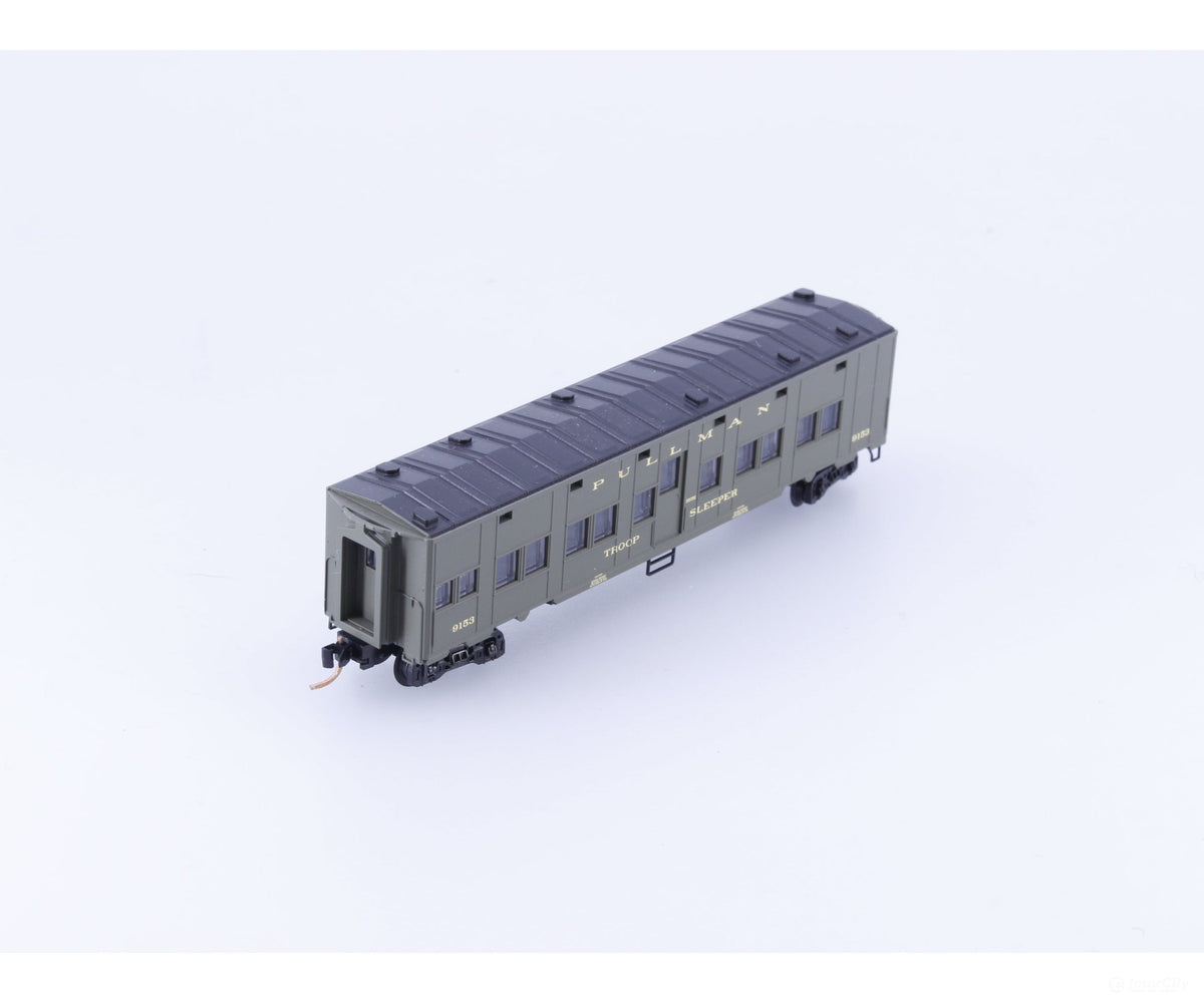 Micro Trains 116010.2 N 50’ Troop Sleeper Car US Office of Defence #1 9153 - Freight Cars