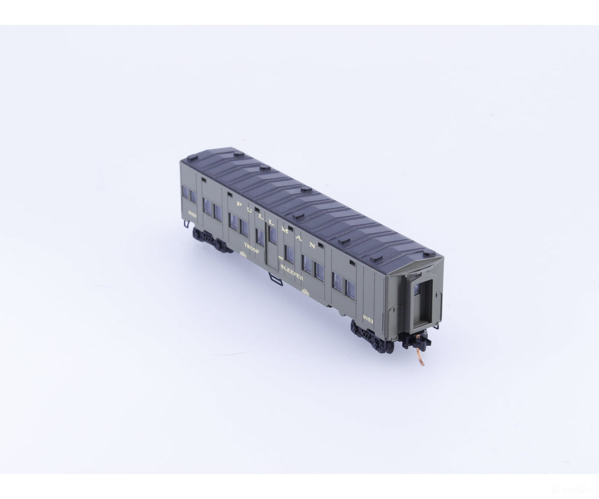 Micro Trains 116010.2 N 50’ Troop Sleeper Car US Office of Defence #2 9153 - Freight Cars