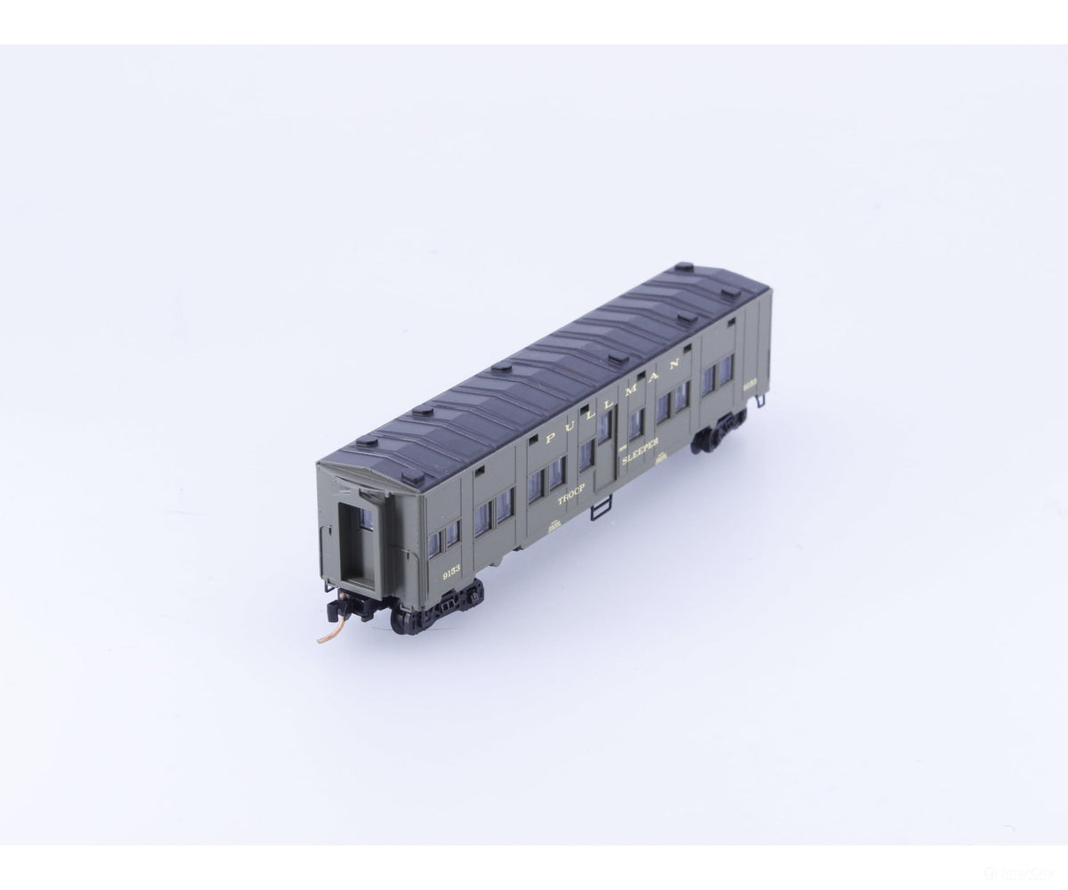 Micro Trains 116010.2 N 50’ Troop Sleeper Car US Office of Defence #2 9153 - Freight Cars