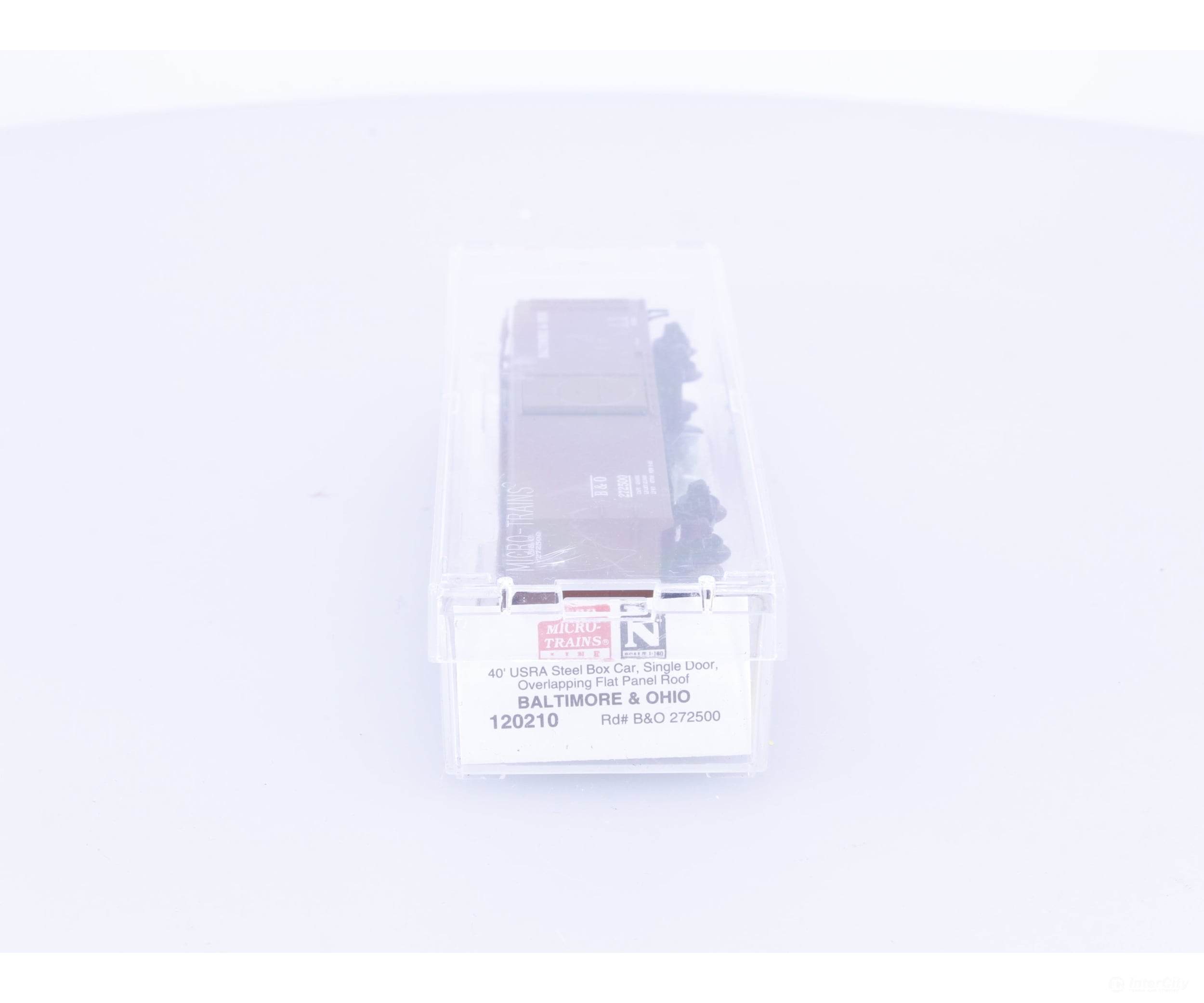 Micro Trains 120210 N 40’ USRA Single Door Steel Box Car Baltimore and Ohio (BO) 272500 - Freight Cars