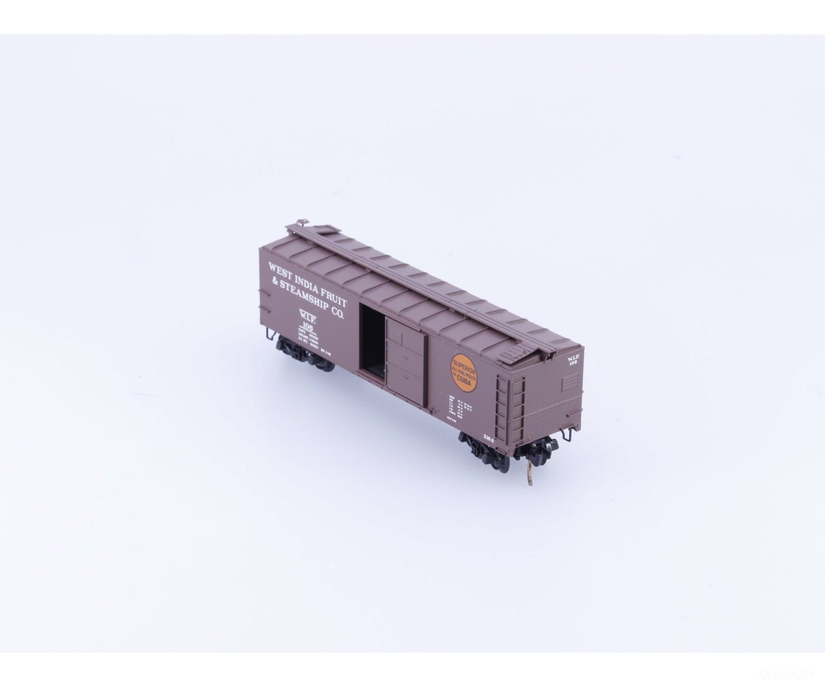 Micro Trains 120510 N Boxcar 40’ USRA Steel Rebuilt West India Fruit WIF 106 - Freight Cars
