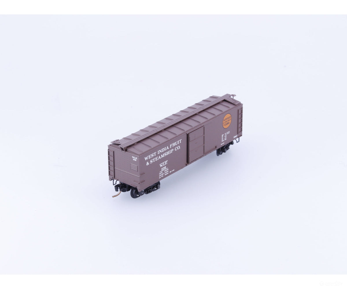 Micro Trains 120510 N Boxcar 40’ USRA Steel Rebuilt West India Fruit WIF 106 - Freight Cars