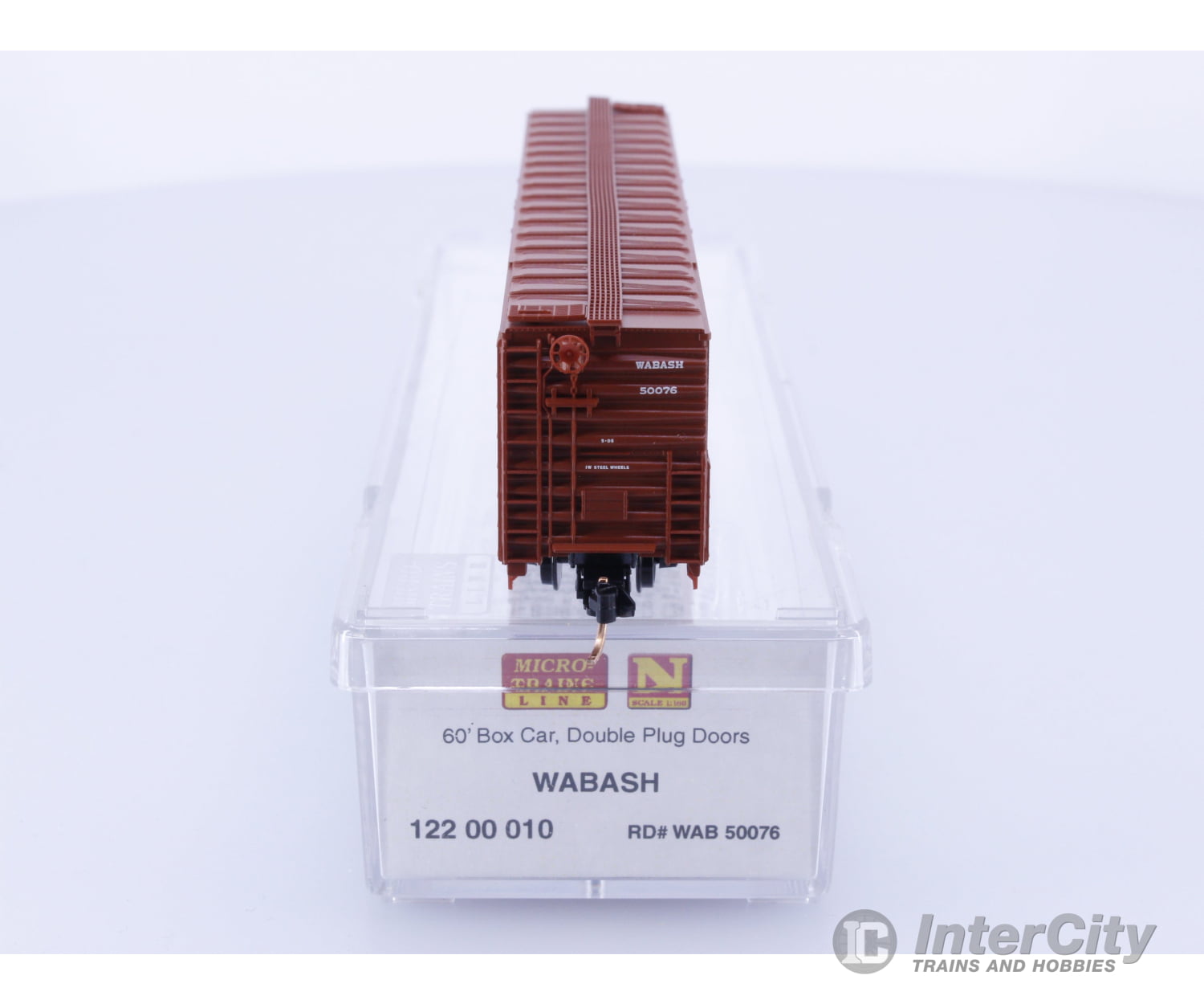Micro Trains 12200010 N Boxcar 60’ High-Cube Wabash WAB Wabash Railroad (WAB) 50076 Freight Cars