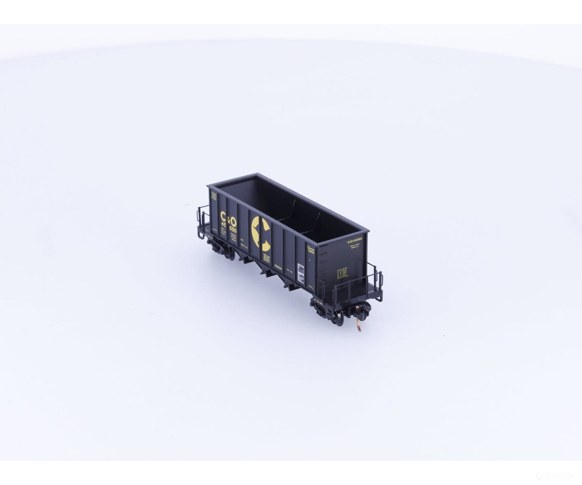 Micro Trains 12500051 N Open Hopper 3-Bay Ortner Rapid Discharge Chesapeake & Ohio C&O Chesapeake and Ohio (CO) 45050
