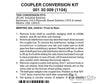 Micro Trains 130009 Locomotive Coupler Conversion Kits - Trix U28 U30 & 2-10-0 Tender; Atlas