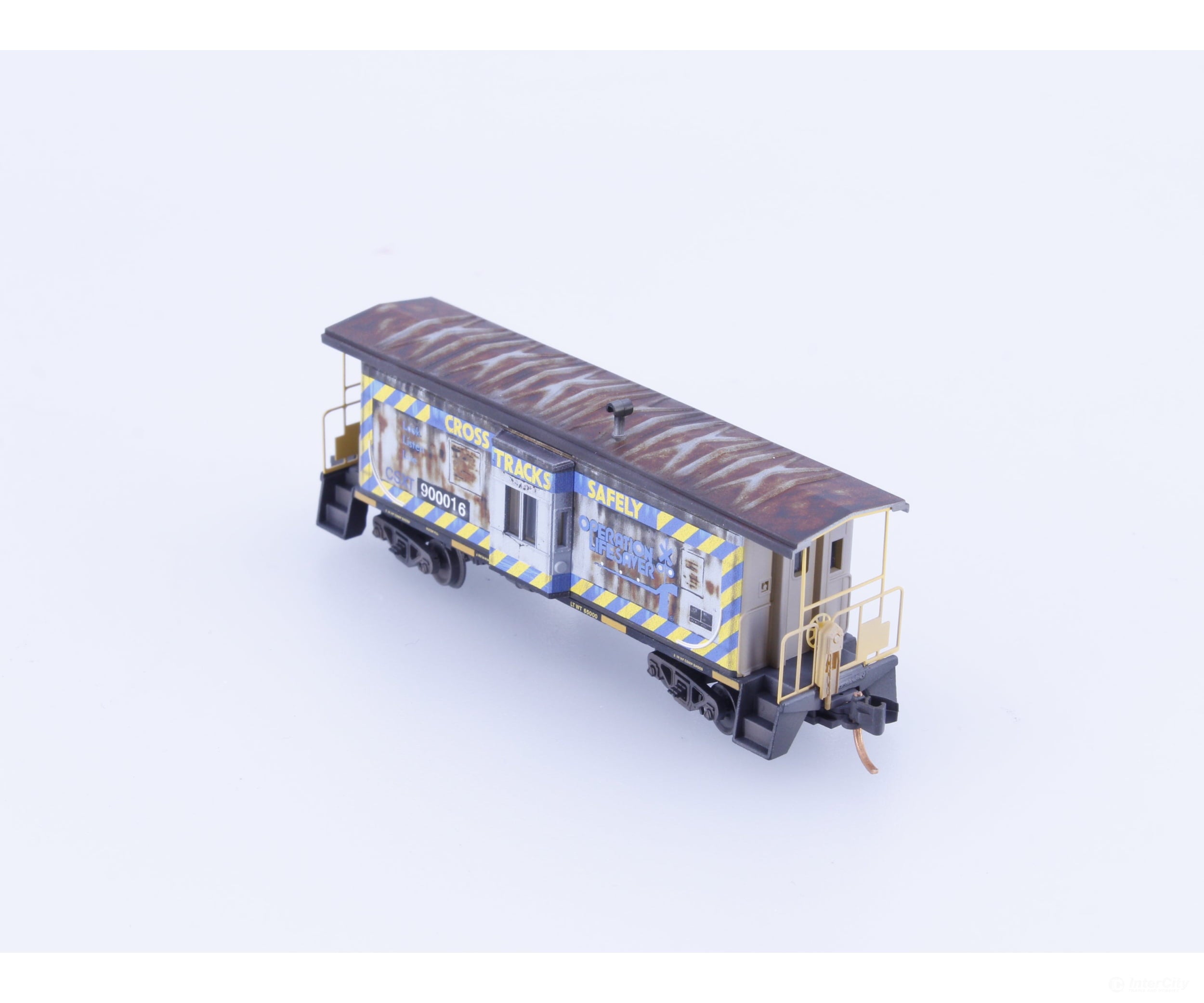 Micro Trains 13044210 N 31’ Weathered Bay Window Caboose CSX (CSX) 900016 Freight Cars