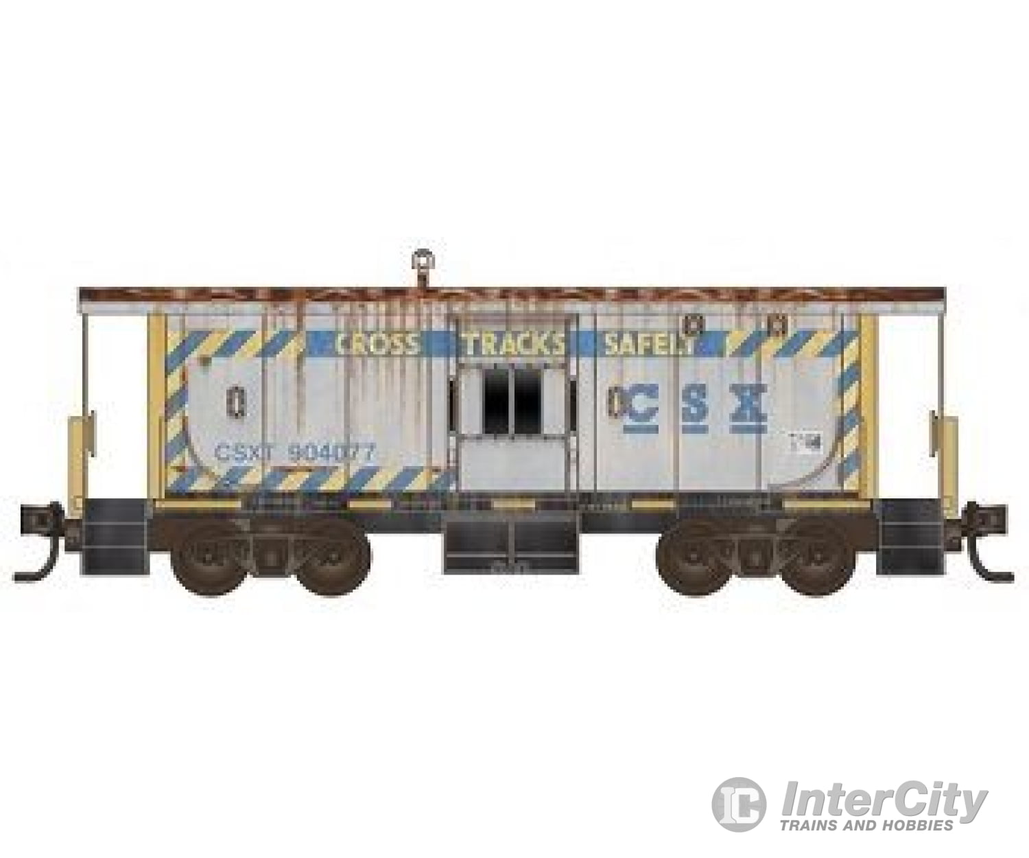 Micro Trains 13044211 Micro-Trains N Csx 31 Bay Window Caboose Weatherd Freight Cars