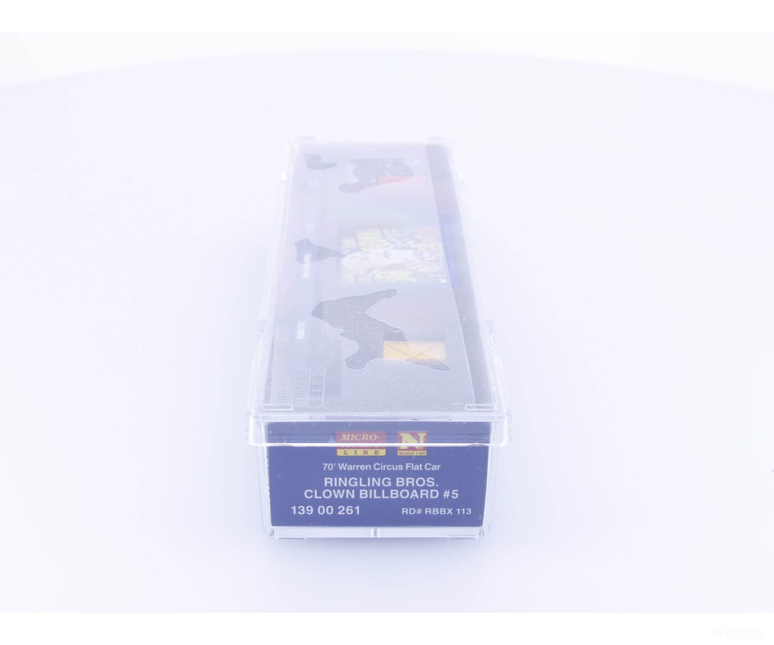 Micro Trains 13900261 N 70’ Warren Circus Flatcar Ringling Bros. and Barnum & Bailey (RBBX) 113 Freight Cars