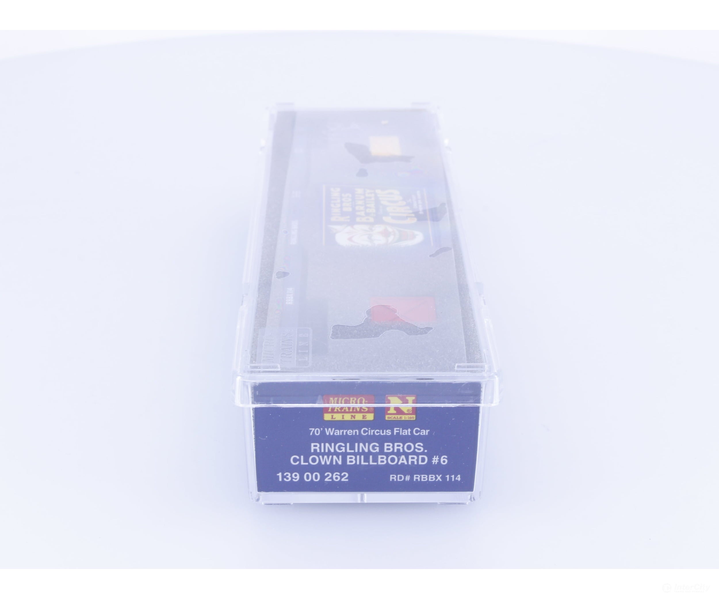 Micro Trains 13900262 N 70’ Warren Circus Flatcar Ringling Bros. and Barnum & Bailey (RBBX) 114 Freight Cars