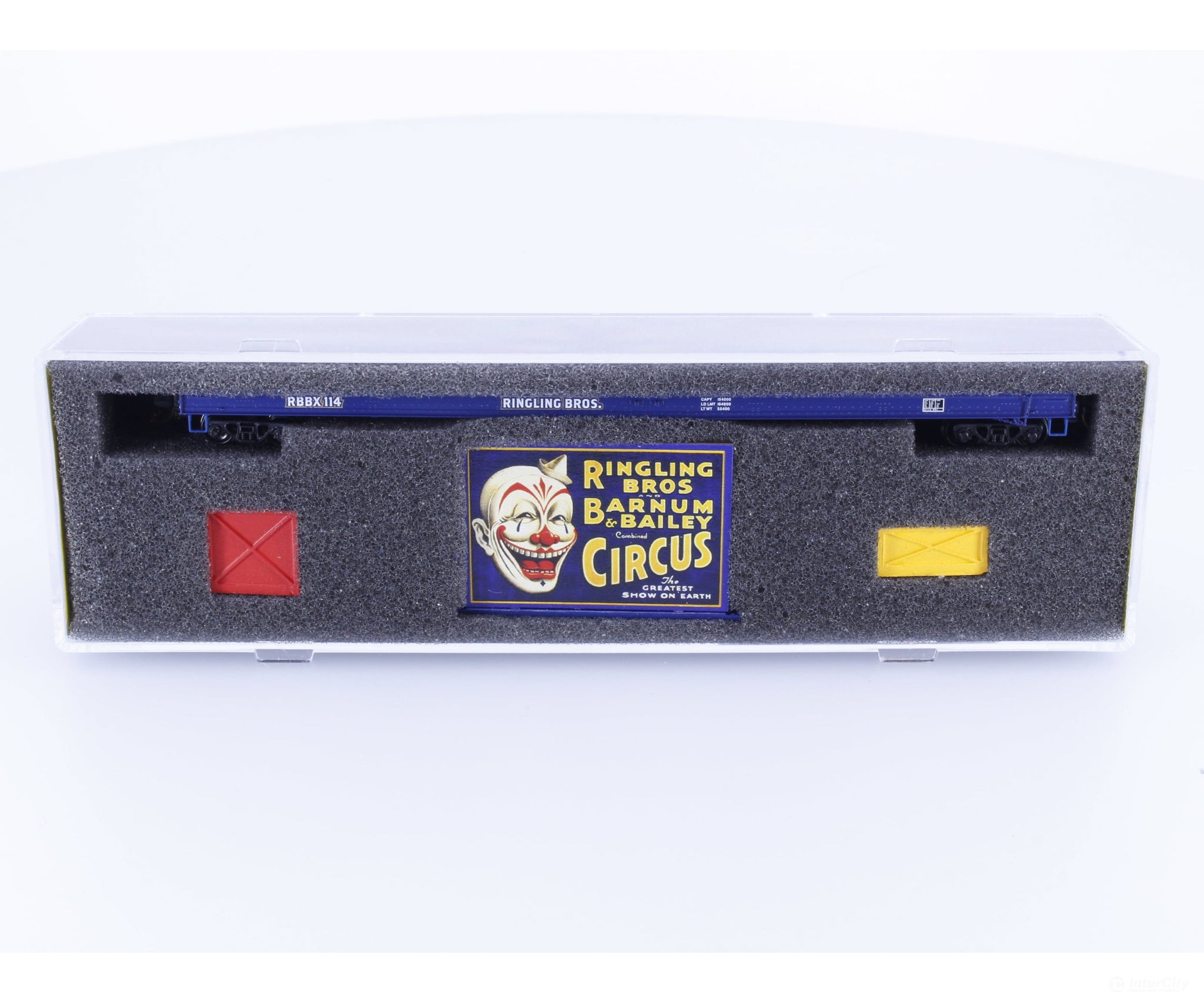 Micro Trains 13900262 N 70’ Warren Circus Flatcar Ringling Bros. and Barnum & Bailey (RBBX) 114 Freight Cars