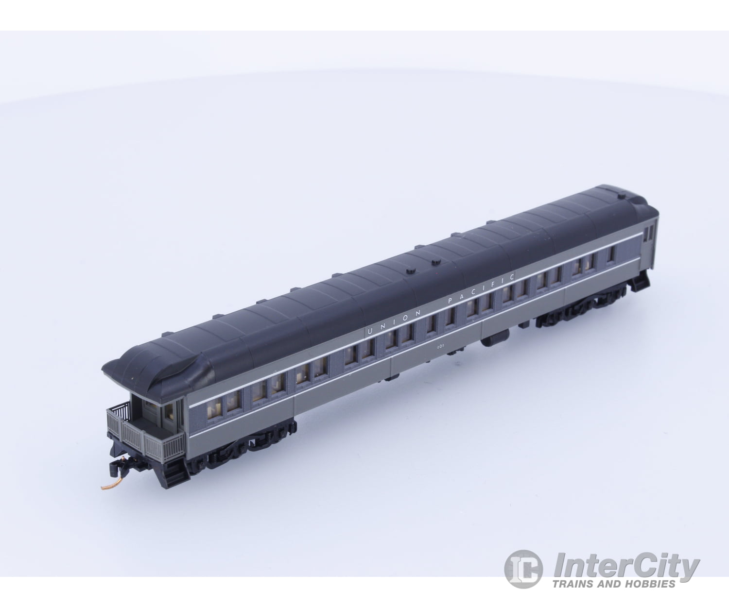 Micro Trains 14400191 N 3-2 Heavyweight Observation Car Union Pacific (Up) 101 (#1) Freight Cars