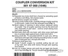 Micro Trains 147000 Locomotive Coupler Conversion Kits - Mrc 2-8-4 Berkshire Couplers & Trucks