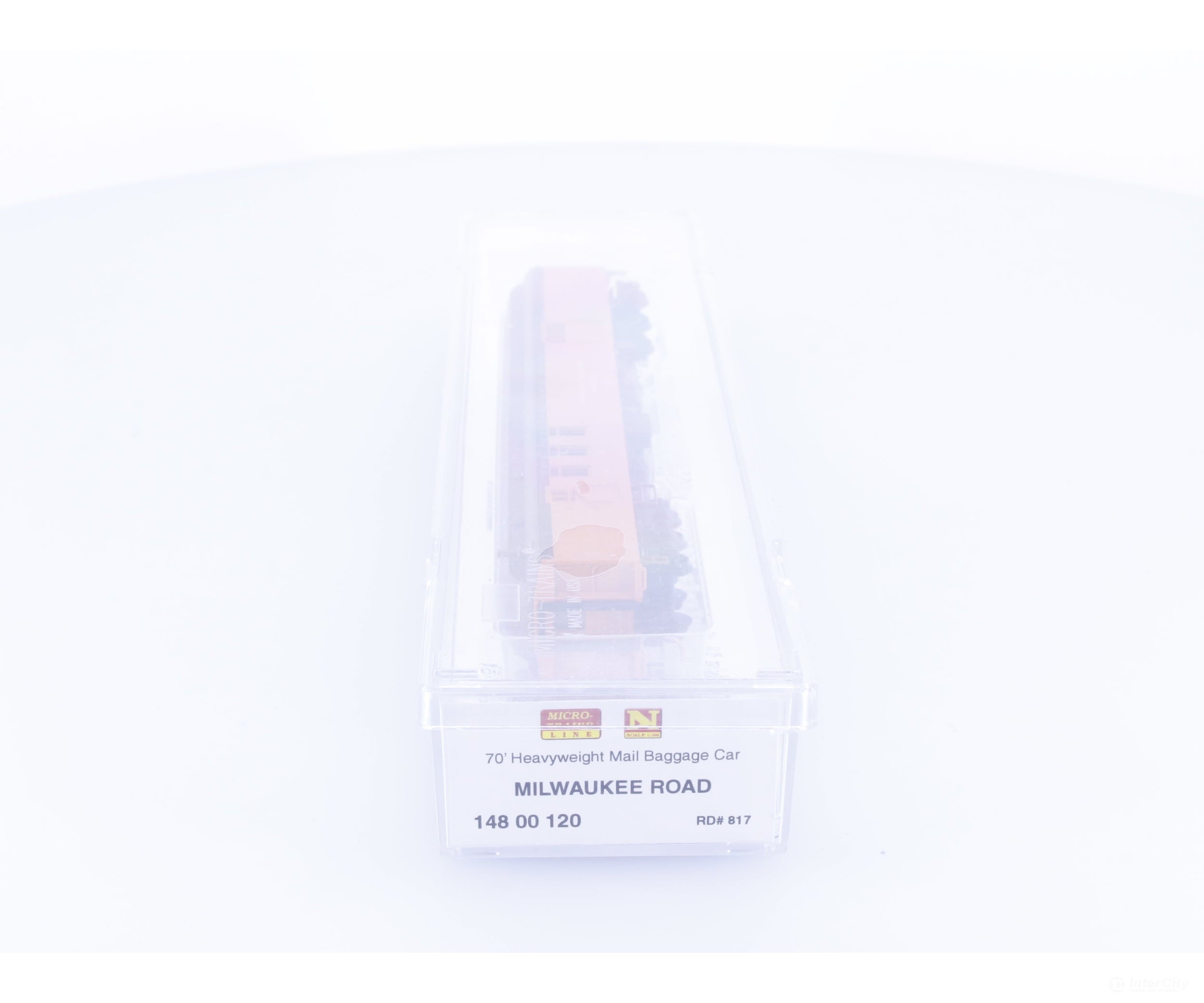 Micro Trains 14800120 N 70’ Heavyweight Mail Baggage Car Milwaukee Road (MILW) 17 Passenger Cars