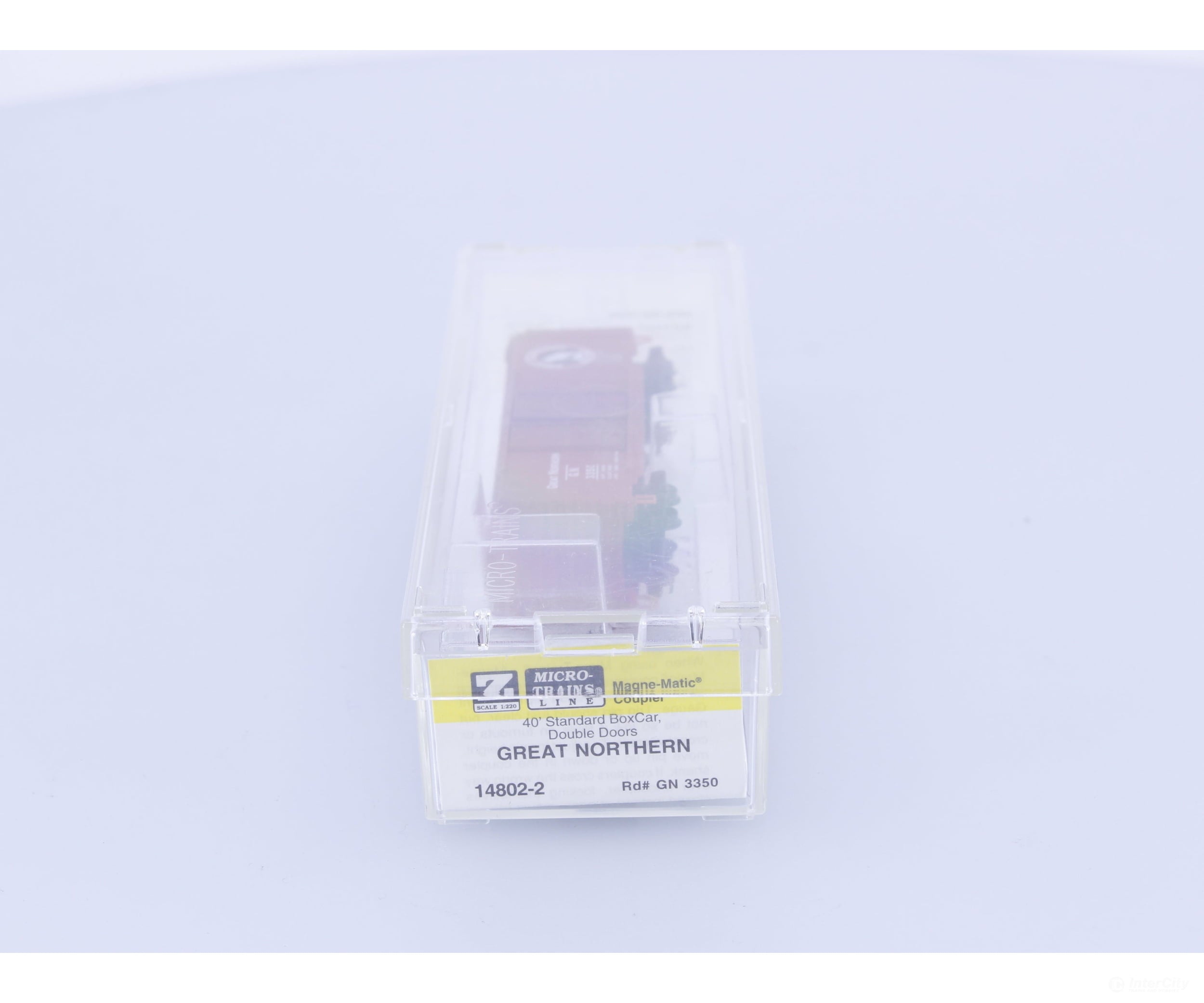 Micro Trains 14802-2 Z 40’ Standard Box Car Double Doors Great Northern (GN) 3350 Freight Cars