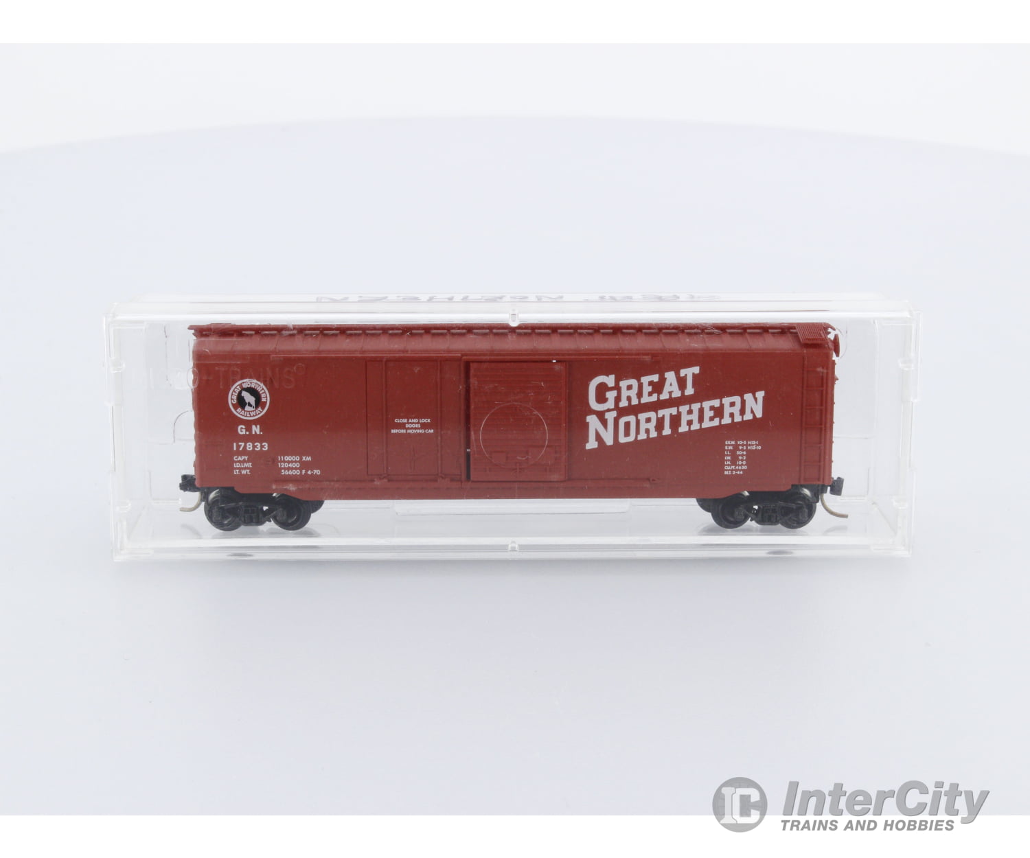 Micro Trains 17833 N 50Ft Combination Door Boxcar Great Northern (Gn) Freight Cars