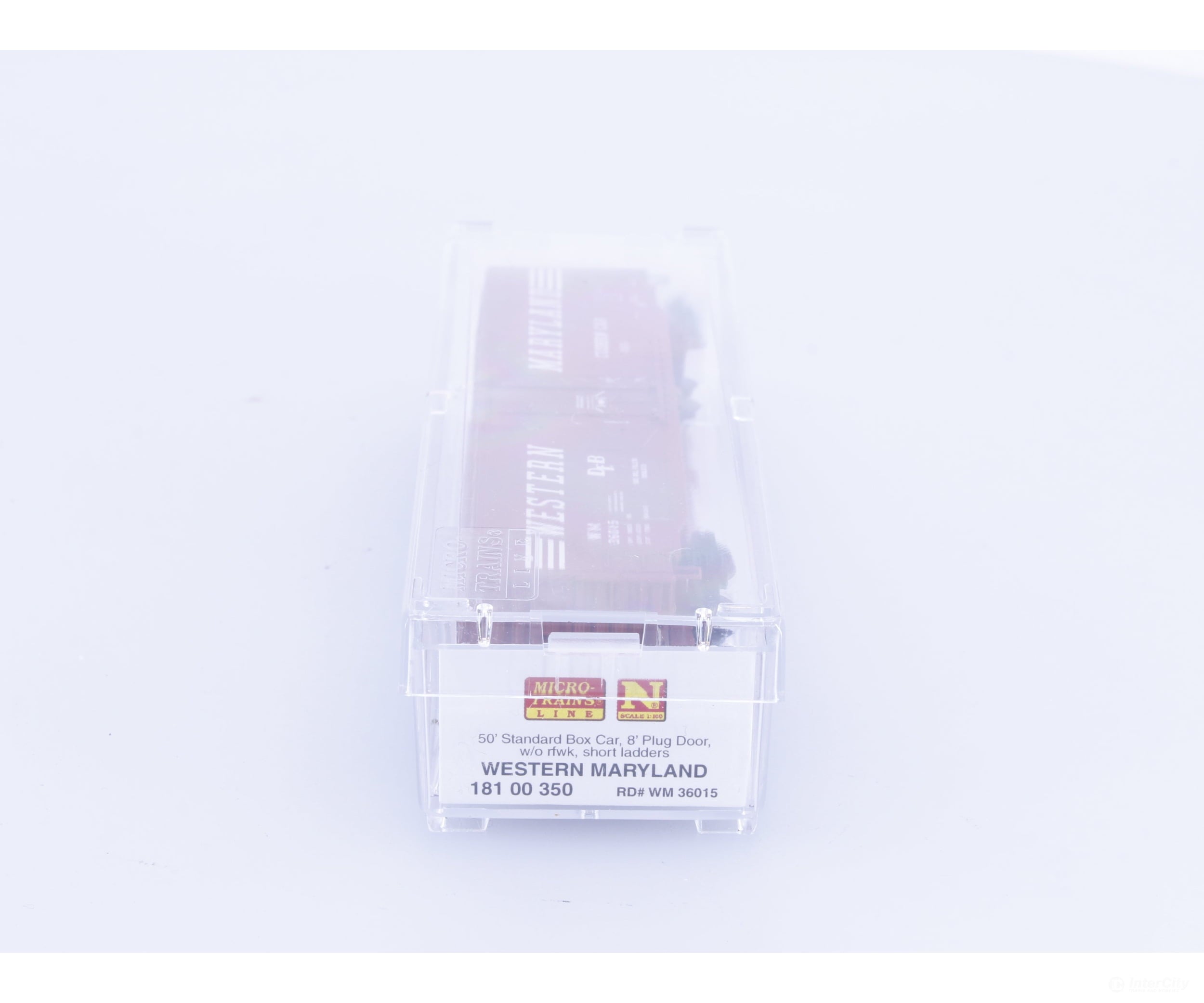 Micro Trains 18100350 N 50’ Single Plug Door Boxcar Western Maryland (WM) 36015 - Freight Cars