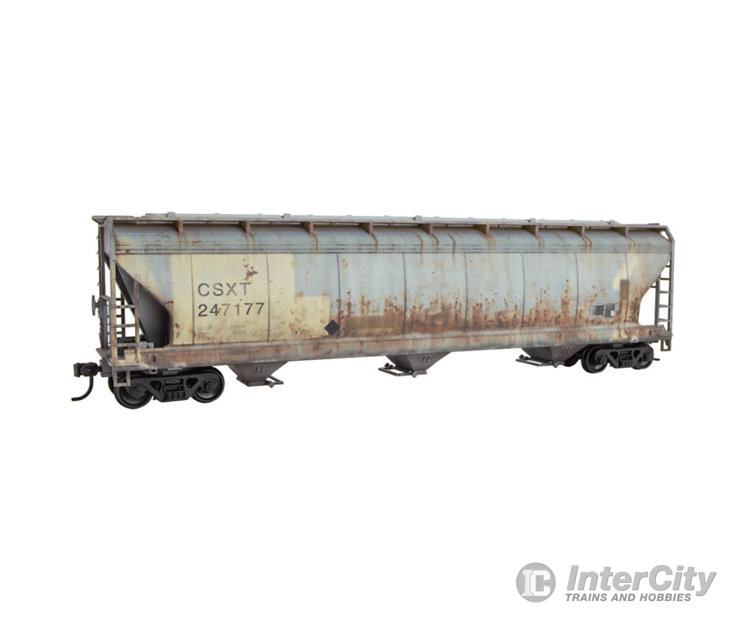 Micro Trains 2000-001 Ho Scale Grit N’ Grime Series - Csxt Weathered Hopper Rd# 247177 Freight Cars