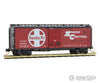 Micro Trains 2000197 Micro-Trains N 40 Single-Door Boxcar - Ready To Run -- Santa Fe (Atsf) #16949