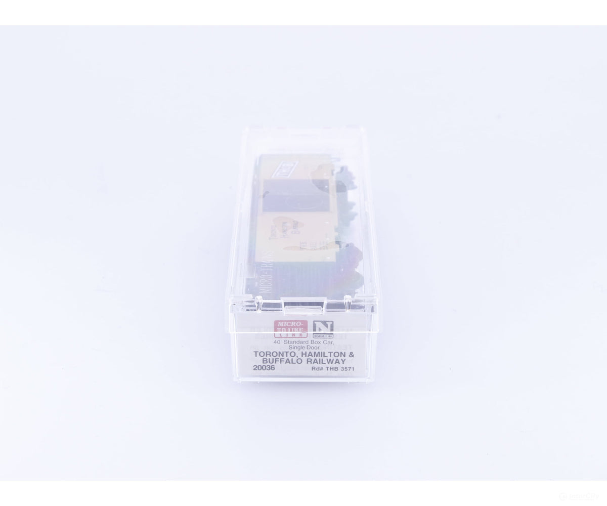 Micro Trains 20036 N Boxcar 40’ PS-1 Toronto Hamilton & Buffalo THB 3571 - Freight Cars