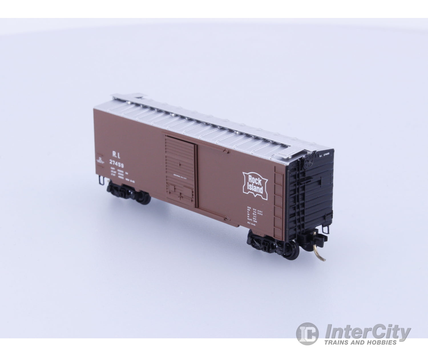 Micro Trains 20058 N Boxcar 40’ PS-1 Chicago Rock Island and Pacific (ROCK) 27459 Freight Cars