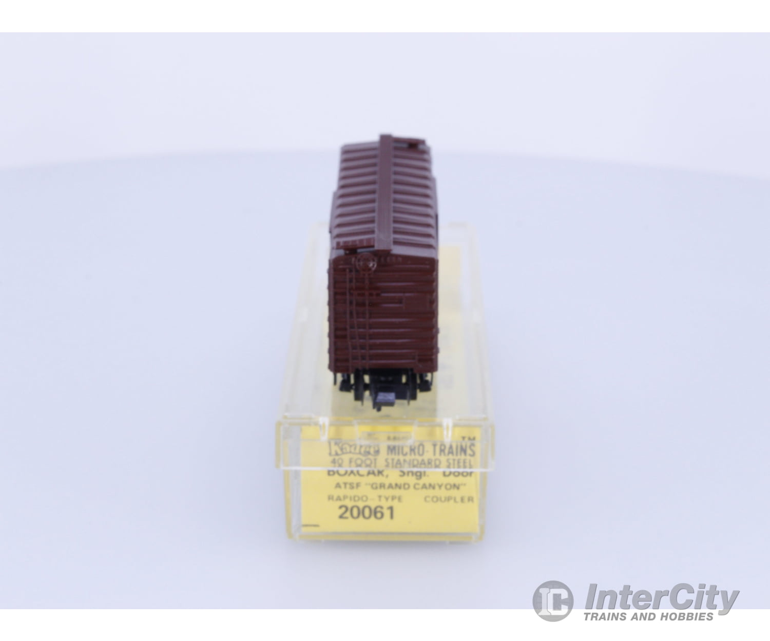 Micro Trains 20061 HO 40’ Standard Box Car Single Door Atchison Topeka and Santa Fe (ATSF) 144432 Freight Cars