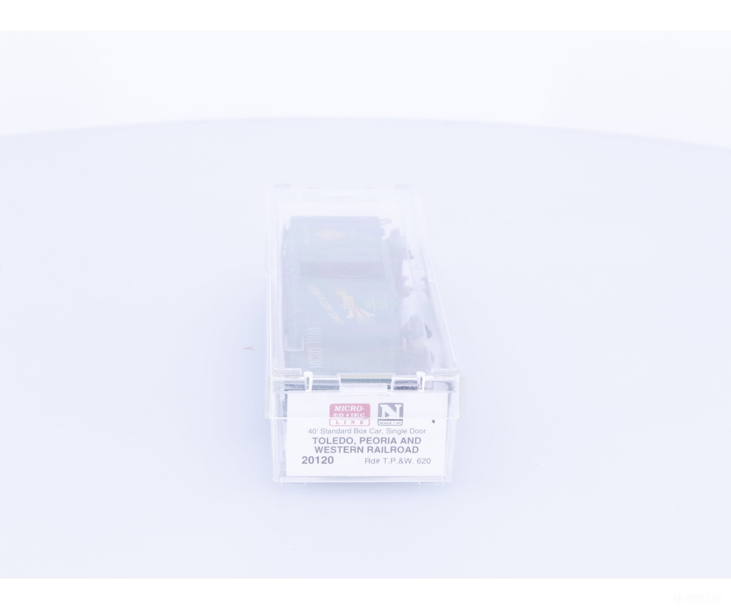 Micro Trains 20120 N 40’ Standard Box Car Single Door Toledo Peoria and Western (TPW) 620 Freight Cars