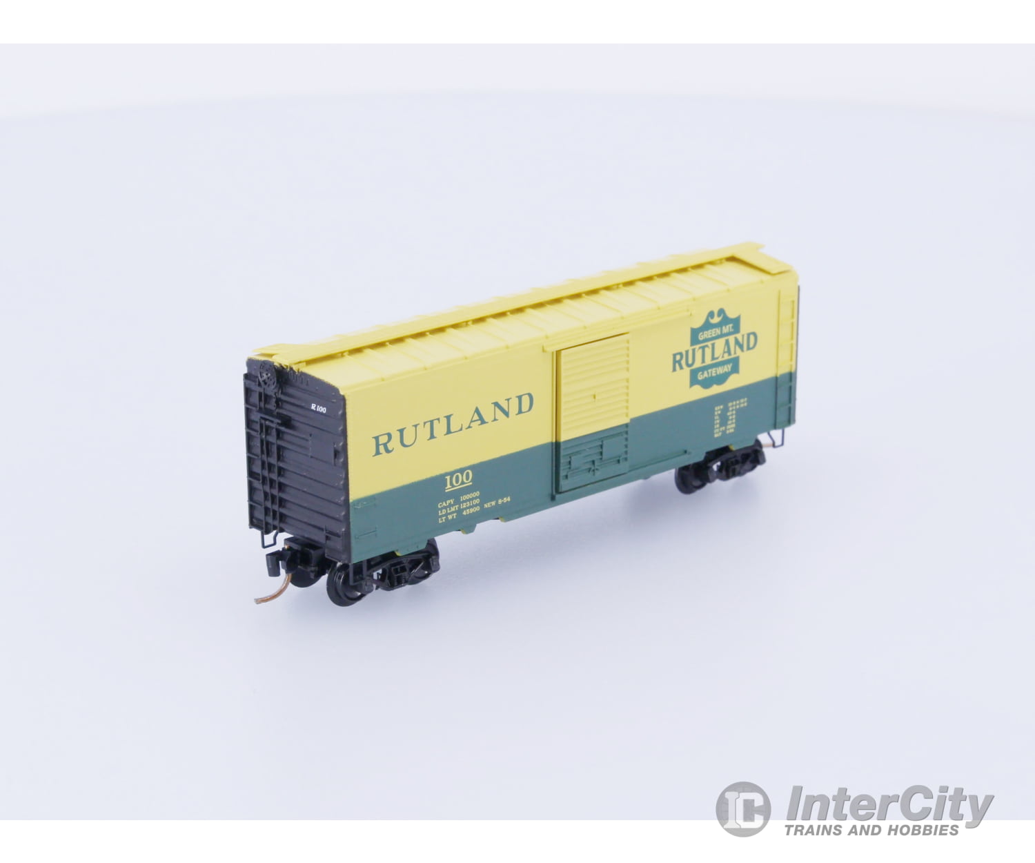 Micro Trains 20146 N Boxcar 40’ PS-1 Rutland RUT Rutland Line (RL) 100 Freight Cars