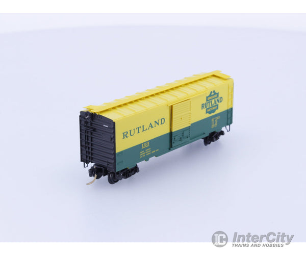 Micro Trains 20146 N Boxcar 40’ PS-1 Rutland RUT Rutland Line (RL) 103 Freight Cars