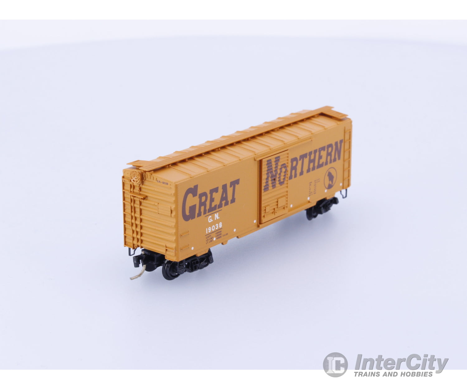 Micro Trains 20166 N Boxcar 40’ PS-1 Great Northern (GN) 19038 (B) Freight Cars