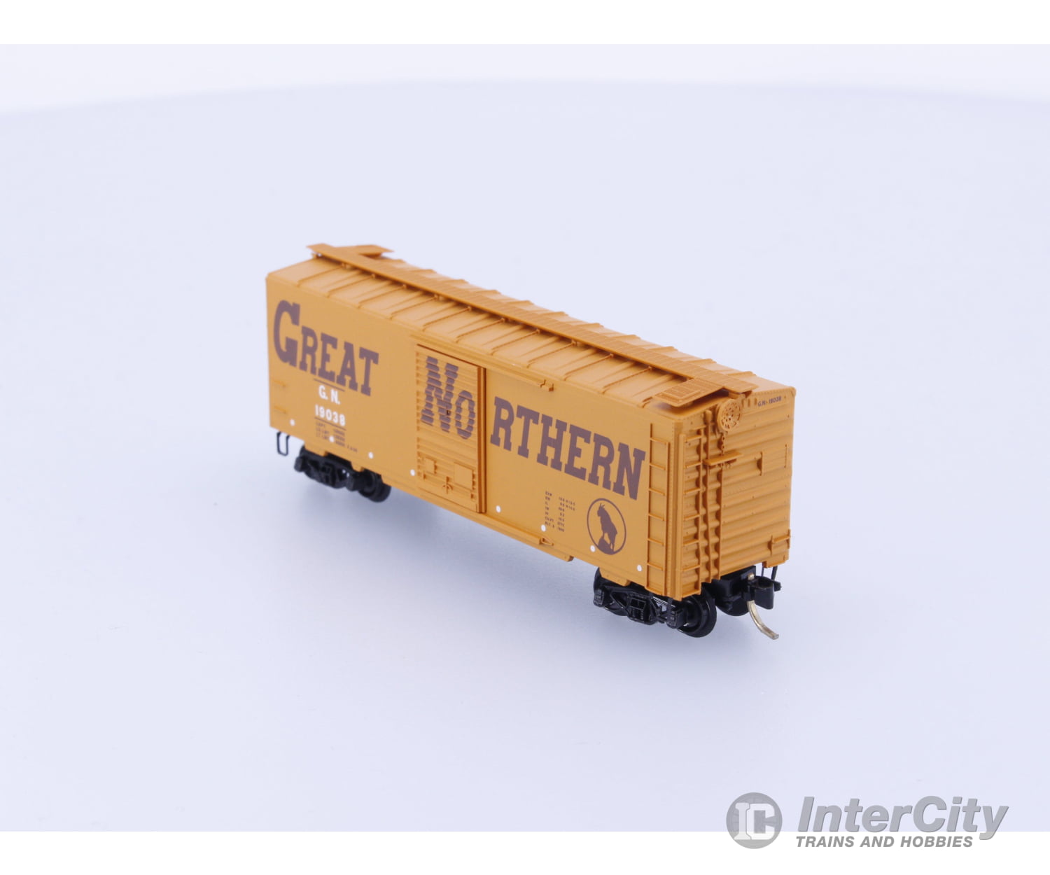 Micro Trains 20166 N Boxcar 40’ PS-1 Great Northern (GN) 19038 (B) Freight Cars