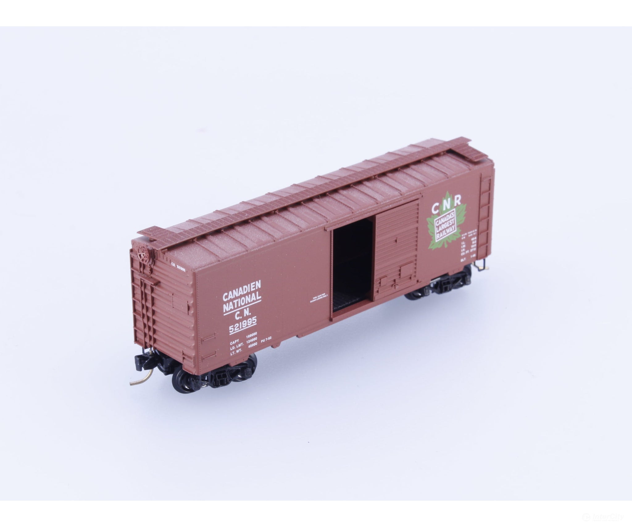 Micro Trains 20206 N 40’ Single Door Boxcar Canadian National (CN) 521995 Freight Cars