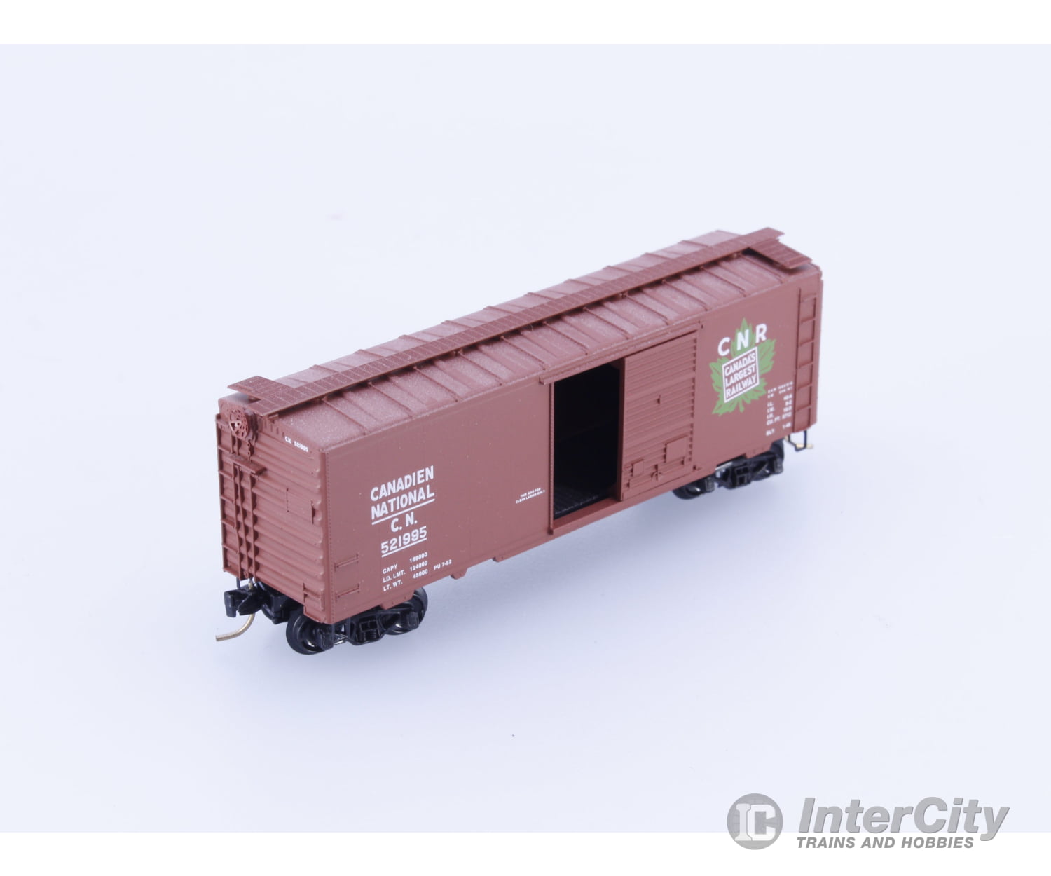 Micro Trains 20206 N 40’ Single Door Boxcar Canadian National (CN) 521995 Freight Cars
