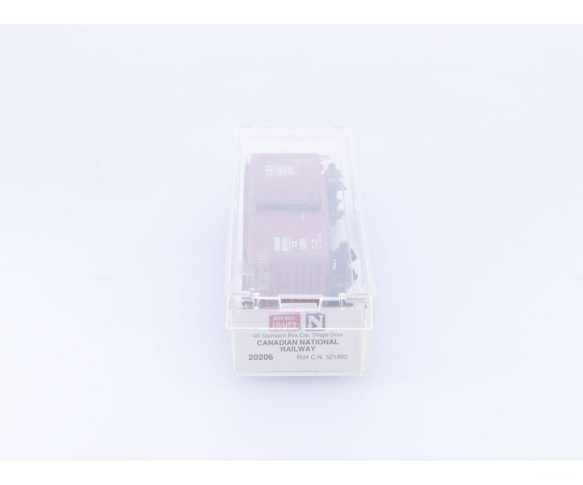 Micro Trains 20206 N Boxcar 40’ PS-1 Canadian National (CN) 521992 - Freight Cars
