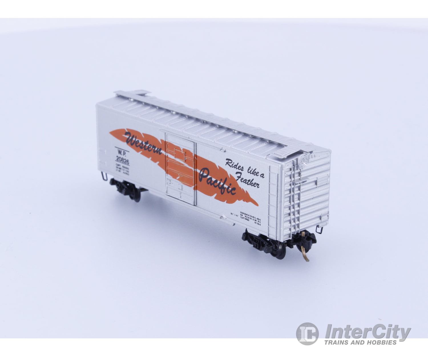 Micro Trains 20210 N Boxcar 40’ PS-1 Western Pacific (WP) 20826 Freight Cars