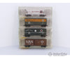 Micro Trains 20226-2 N Mixed Freight Consist North America Transition Era Various Fallen Flags 4-Pack Freight Cars