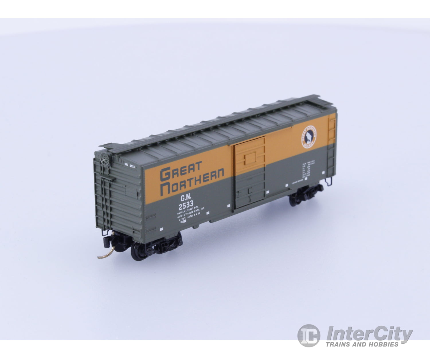 Micro Trains 20226 N Boxcar 40’ PS-1 Great Northern (GN) 2533 Freight Cars