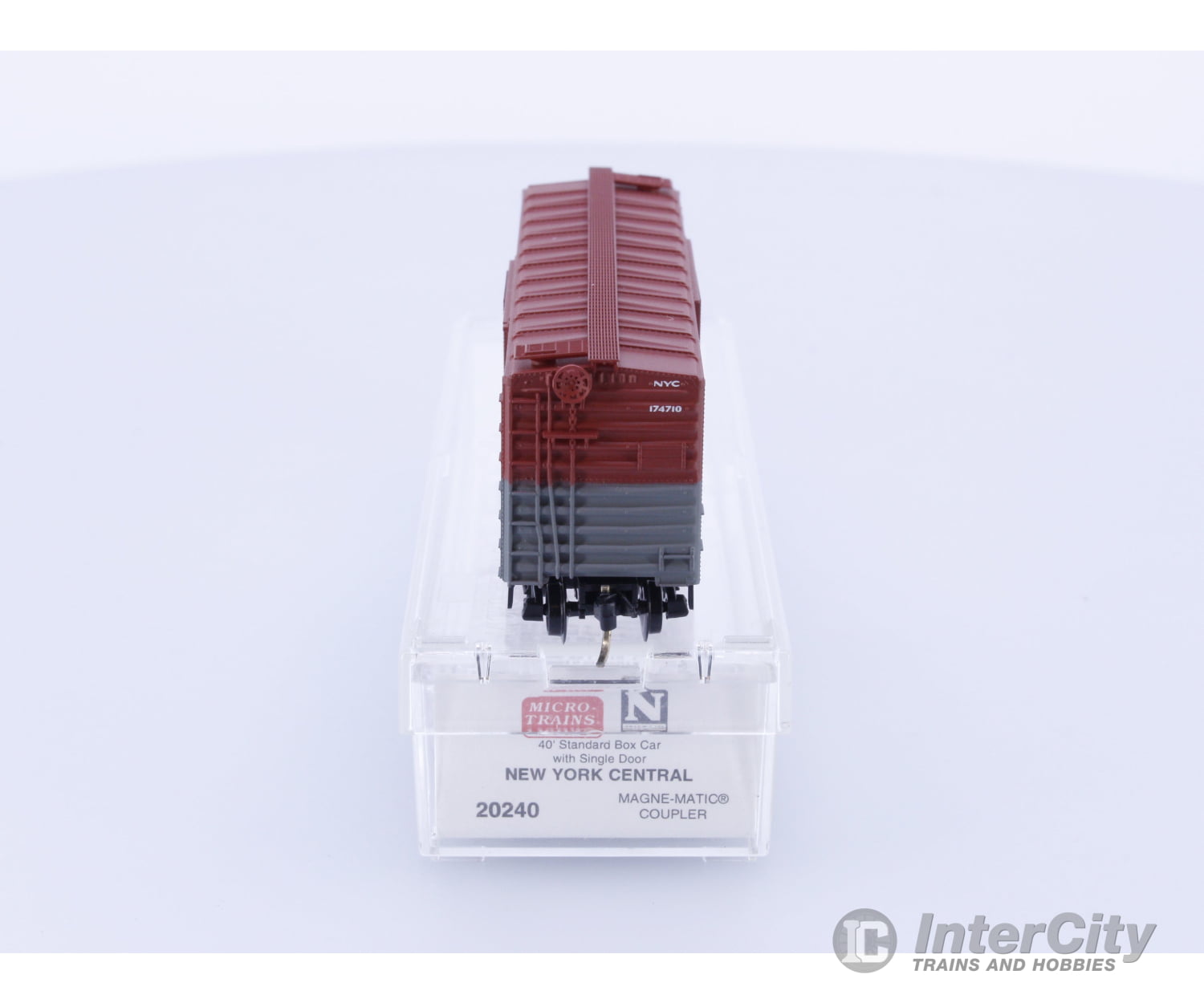 Micro Trains 20240 N 40’ Standard Box Car Single Door New York Central (NYC) 174710 (#2) Freight Cars