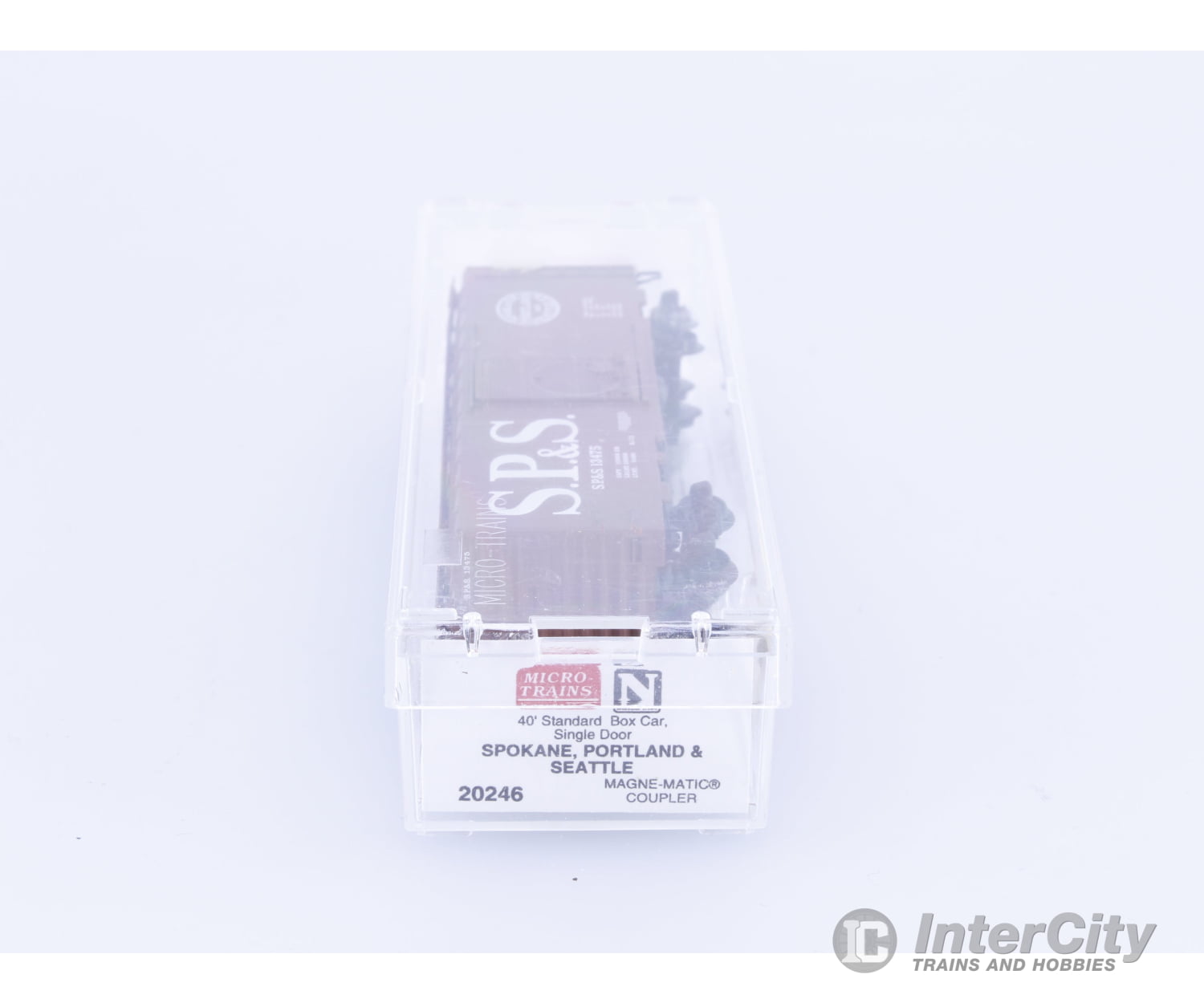 Micro Trains 20246 N 40’ Single Door Boxcar Spokane Portland and Seattle (SPS) 13475 Freight Cars