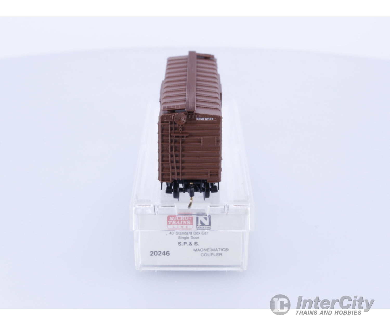 Micro Trains 20246 N 40’ Standard Box Car Single Door Spokane Portland and Seattle (SPS) 13486 Freight Cars
