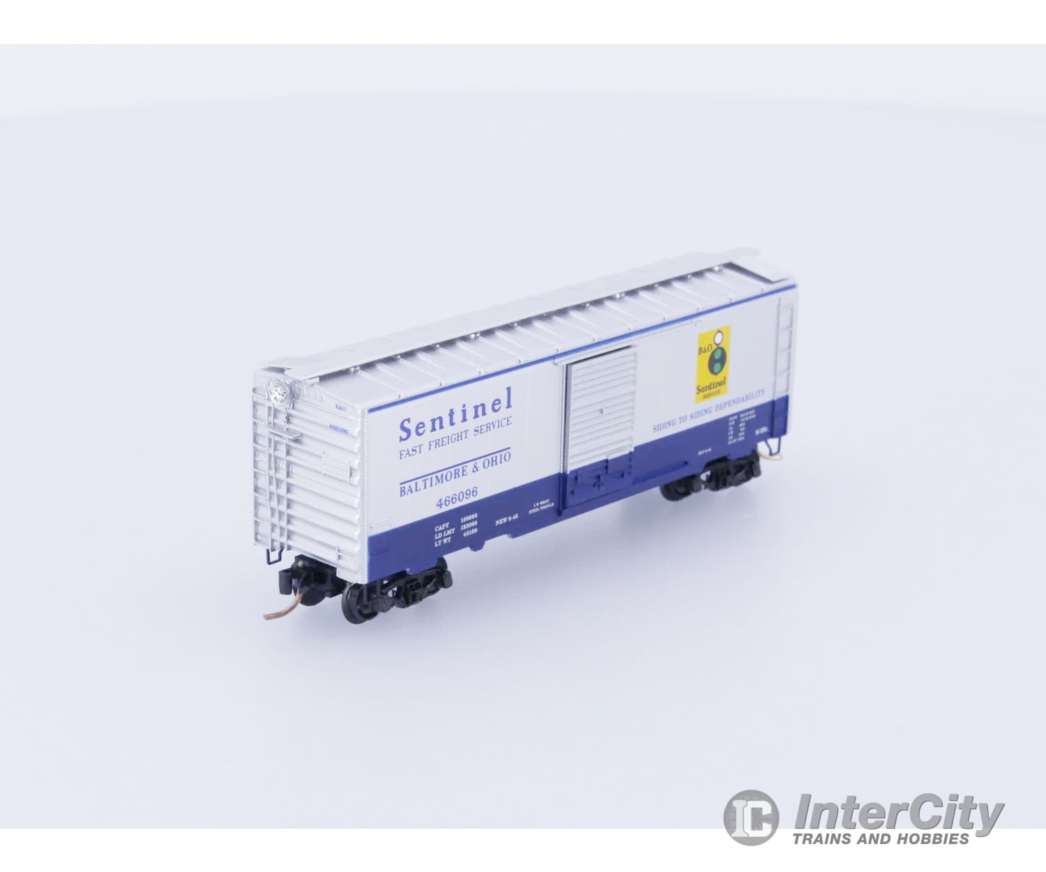 Micro Trains 20256 N Boxcar 40’ PS-1 Baltimore and Ohio (BO) 466096 Freight Cars